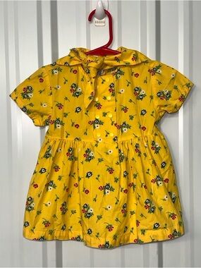 Vintage Gymboree Country Meadows Dress Rainbow Tag Cottagecore Floral Infant